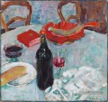 stilleben mit weinflasche 1904 Alexej von Jawlensky impressionniste nature morte